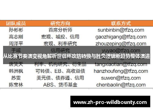 从比赛节奏演变视角解析世俱杯攻防转换与胜负逻辑新趋势整体演进 从比赛节奏演变视角解析世俱杯攻防转换与胜负逻辑新趋势整体演进